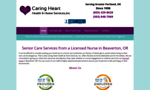 Caringheartinhomecare.com thumbnail