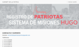 Carnetdelapatria.gob.ve thumbnail