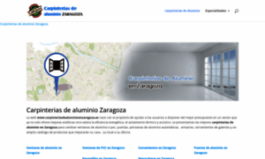 Carpinteriasdealuminiozaragoza.es thumbnail