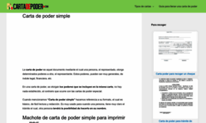 Cartadepoder.com thumbnail