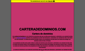 Carteradedominios.com thumbnail