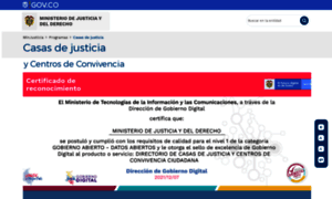 Casasdejusticia.gov.co thumbnail