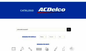 Catalogo.acdelco.mx thumbnail