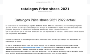 Catalogospriceshoes2021.com thumbnail