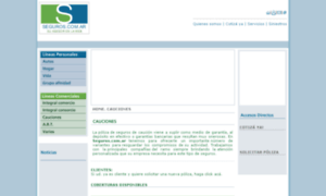 Caucion.seguros.com.ar thumbnail