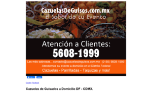 Cazuelasdeguisos.com.mx thumbnail