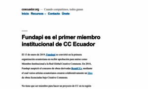 Ccecuador.org thumbnail