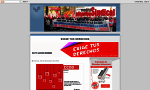 Ccoomadridsindical.blogspot.com thumbnail
