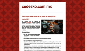 Cedesko.com.mx thumbnail