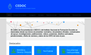 Cedoc.infd.edu.ar thumbnail