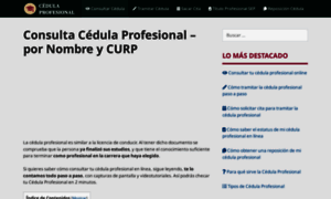 Cedula-profesional.com thumbnail