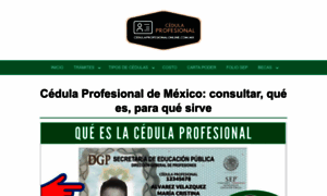 Cedulaprofesionalonline.com.mx thumbnail