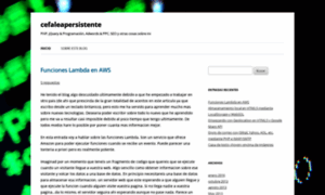 Cefaleapersistente.wordpress.com thumbnail
