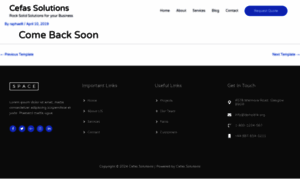 Cefas.com thumbnail
