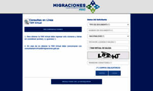 Cel.migraciones.gob.pe thumbnail