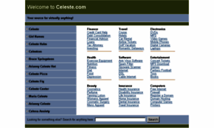 Celeste.com thumbnail