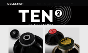 Celestion.com thumbnail