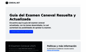 Ceneval.net thumbnail