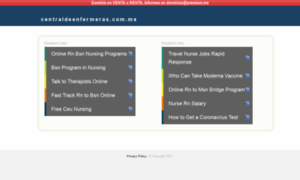 Centraldeenfermeras.com.mx thumbnail