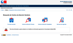 Centrossanitarios.sanidadmadrid.org thumbnail