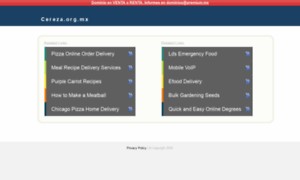 Cereza.org.mx thumbnail
