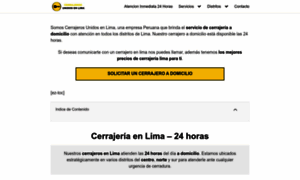Cerrajero.org.pe thumbnail