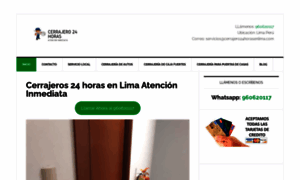 Cerrajero24horasenlima.com thumbnail