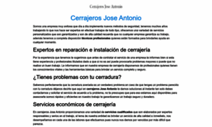 Cerrajerosjoseantonio.online thumbnail
