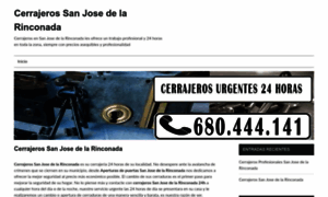 Cerrajerossanjosedelarinconada.es thumbnail