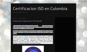 Certificacionisoencolombia.blogspot.com thumbnail