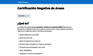 Certificacionnegativa.com.ar thumbnail