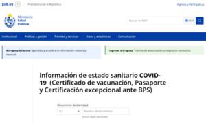 Certificado.coronavirus.gub.uy thumbnail
