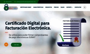 Certificadodigitalsunat.com thumbnail