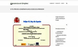 Certificadodocencia-fpe.com thumbnail