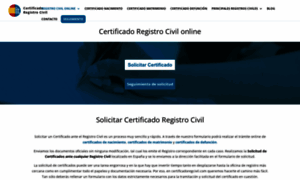 Certificadoregcivil.com thumbnail