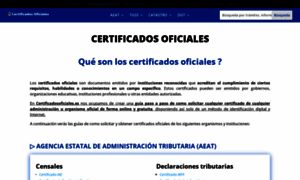 Certificadosoficiales.es thumbnail