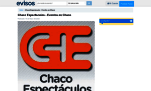 Chacoespectaculos.com.ar thumbnail