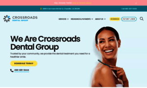 Chandlercrossroadsdental.com thumbnail