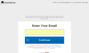 Checkmailfast.com thumbnail