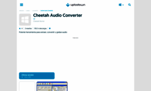 Cheetah-audio-converter.uptodown.com thumbnail