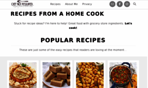 Chefnotrequired.com thumbnail