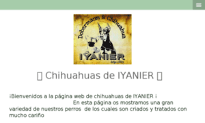 Chihuahuasdeiyanier.com thumbnail