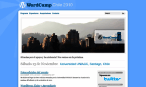 Chile.wordcamp.org thumbnail