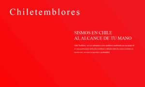 Chiletemblores.cl thumbnail