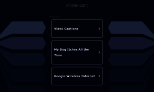 Chister.com thumbnail