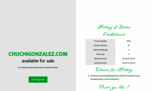 Chuchigonzalez.com thumbnail