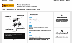 Ciencia.sede.gob.es thumbnail