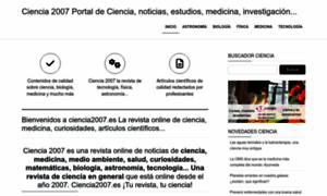 Ciencia2007.es thumbnail