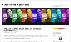 Cincohorasconmario.com thumbnail