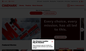 Cinemark.com thumbnail